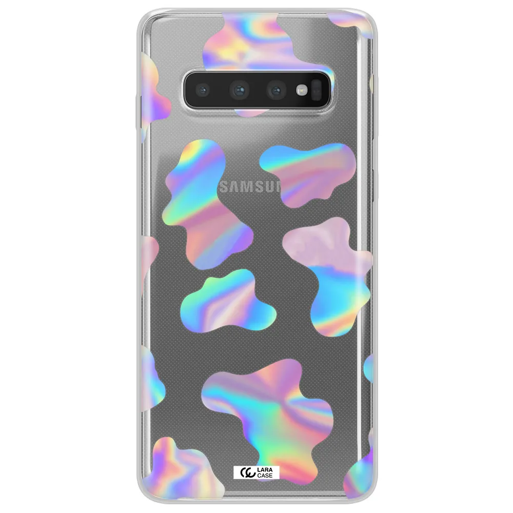 Colorful Spots Samsung S10 Plus Clear TPU Case
