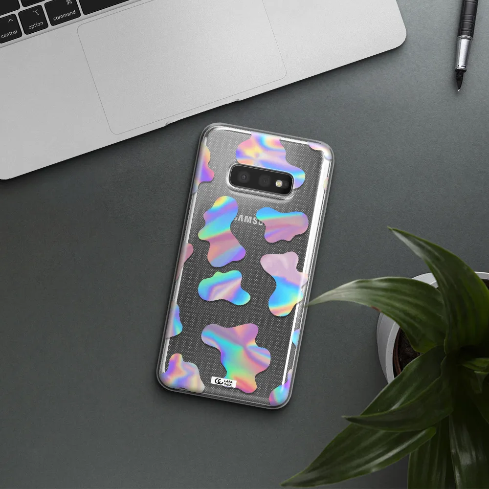 Colorful Spots Samsung S10e Clear TPU Case