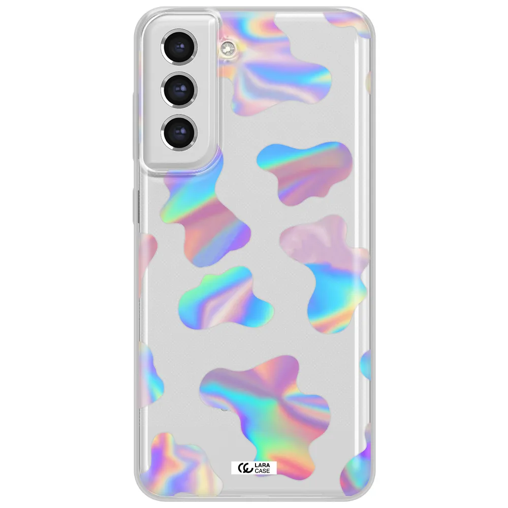 Colorful Spots Samsung S21 Fe Clear Tpu Case