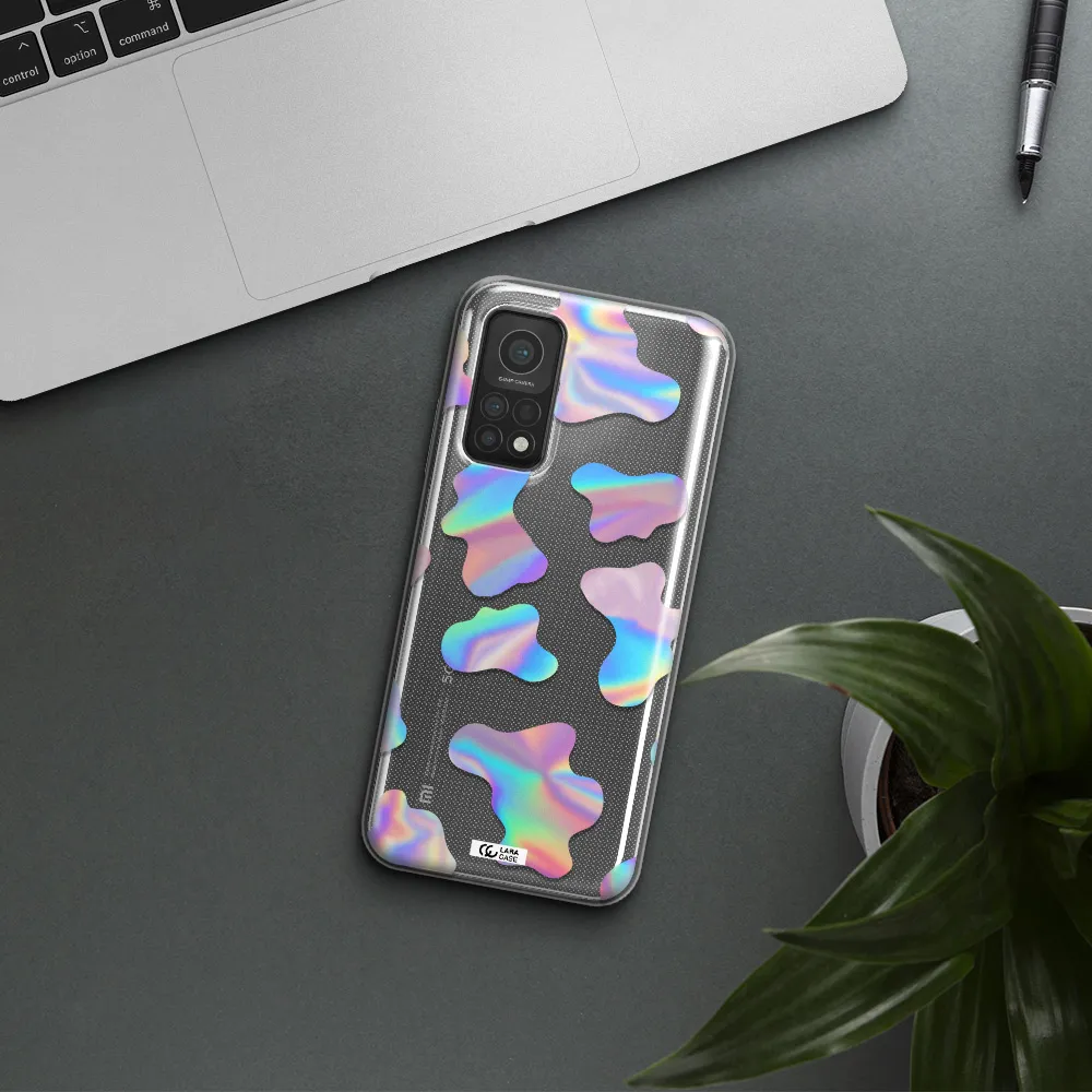 Colorful Spots Xiaomi Mi 10T Clear TPU Case