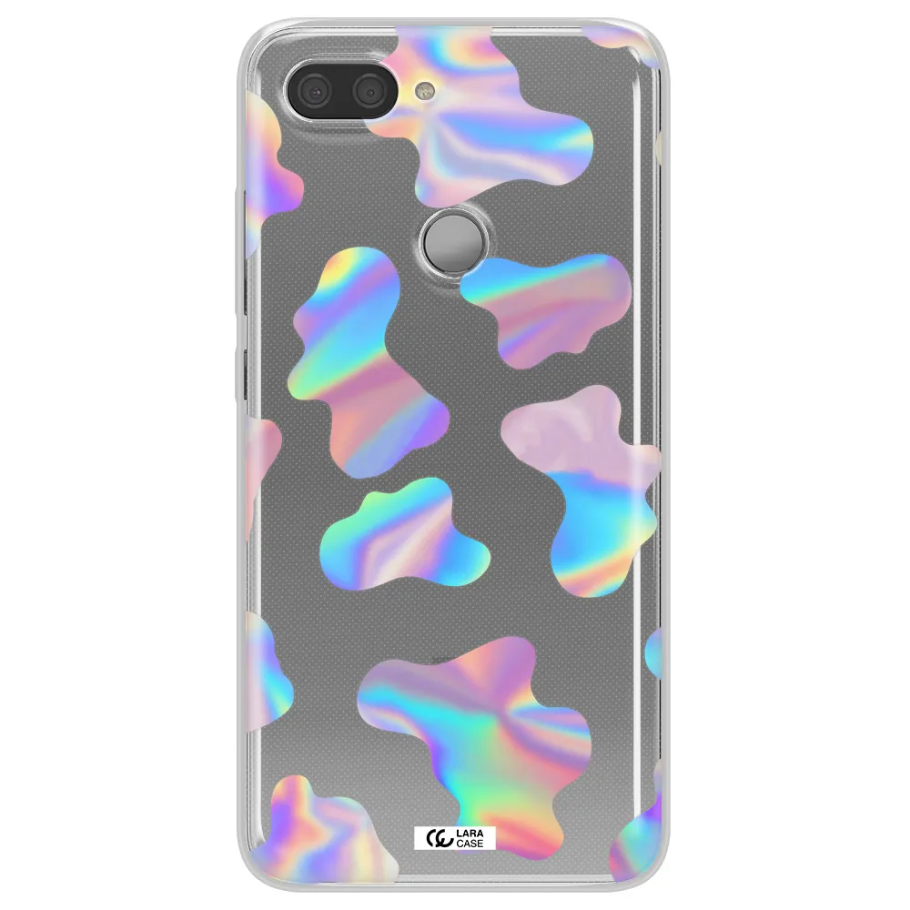 Colorful Spots Xiaomi Mi 8 Lite Clear TPU Case