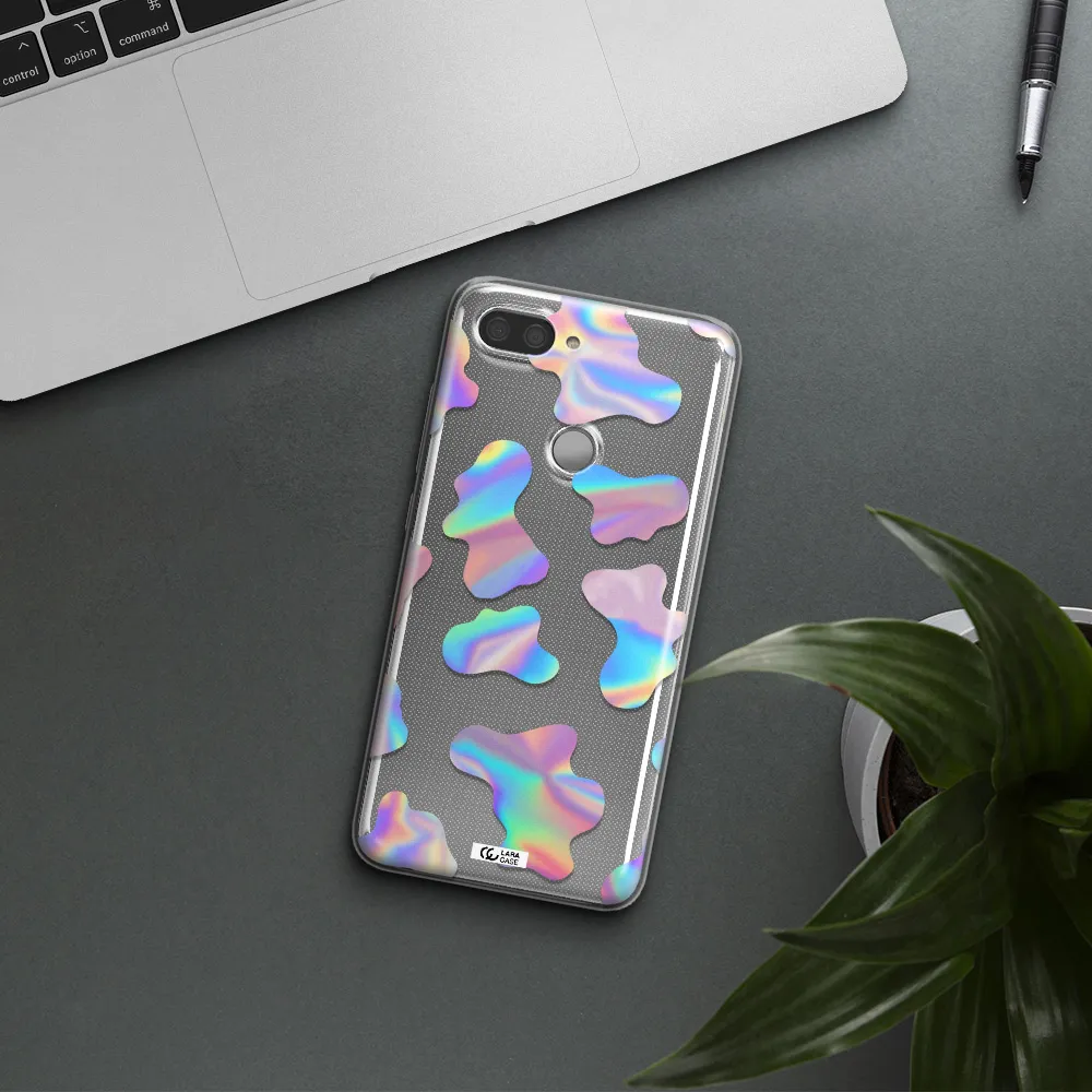 Colorful Spots Xiaomi Mi 8 Lite Clear TPU Case