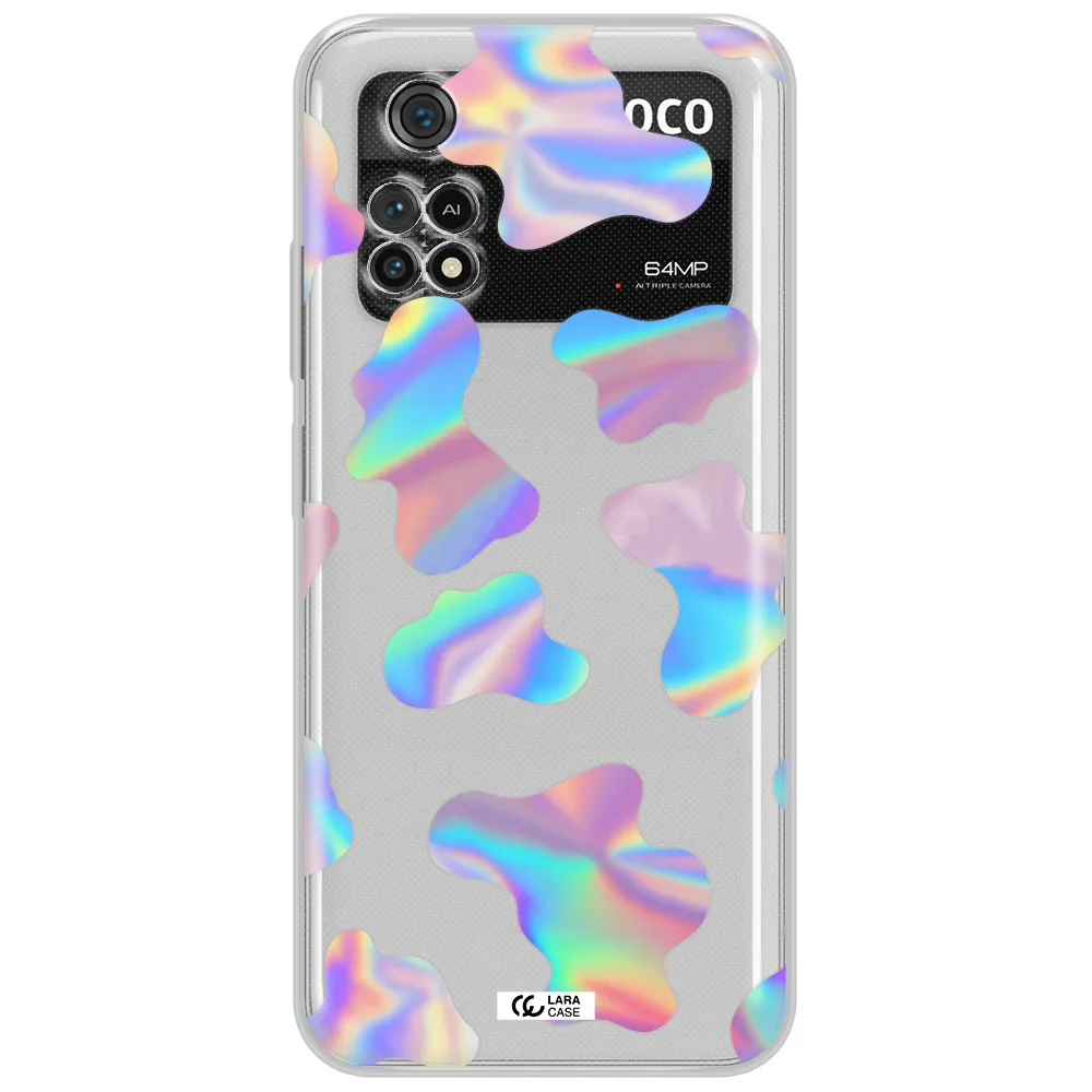 Colorful Spots Xiaomi Poco M4 Pro 4G Clear Tpu Case