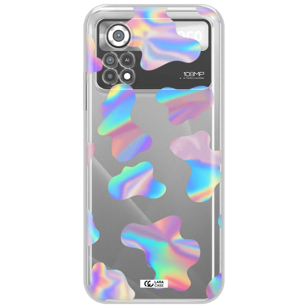 Colorful Spots Xiaomi Poco X4 Pro Clear TPU Case