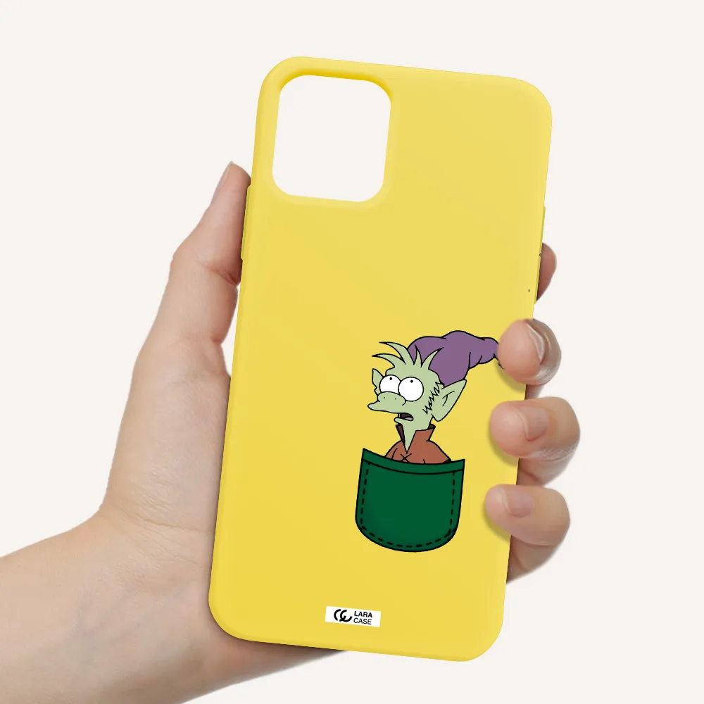 Elfo Apple iPhone 11 pro max Silicone canary yellow Case