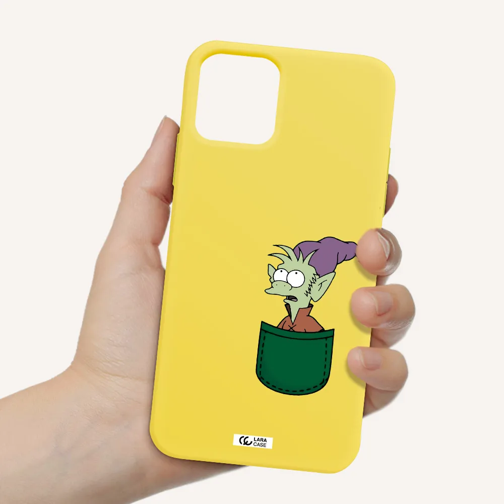 Elfo Apple iPhone 11 pro Silicone canary yellow Case