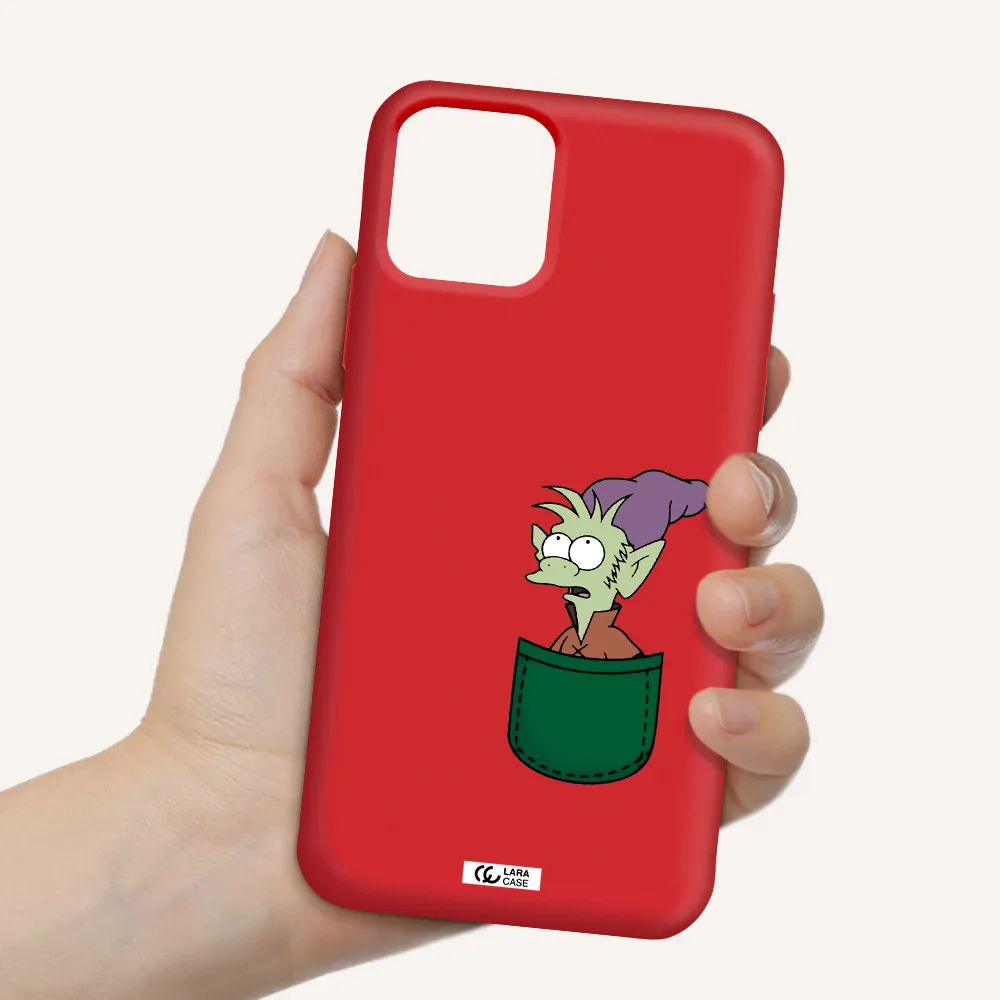 Elfo Apple iPhone 11 pro Silicone Imperial Red Case