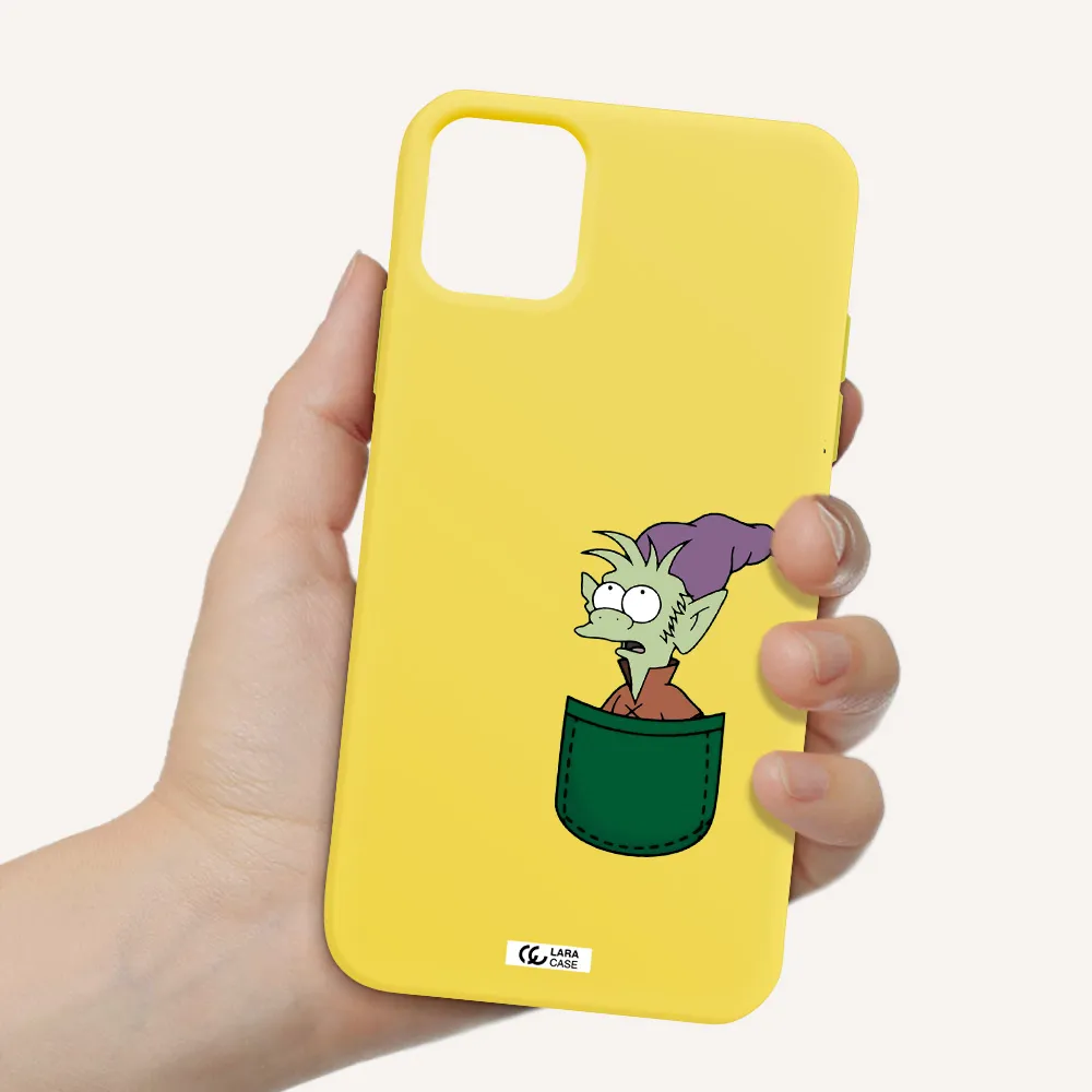 Elfo Apple iPhone 11 Silicone canary yellow Case