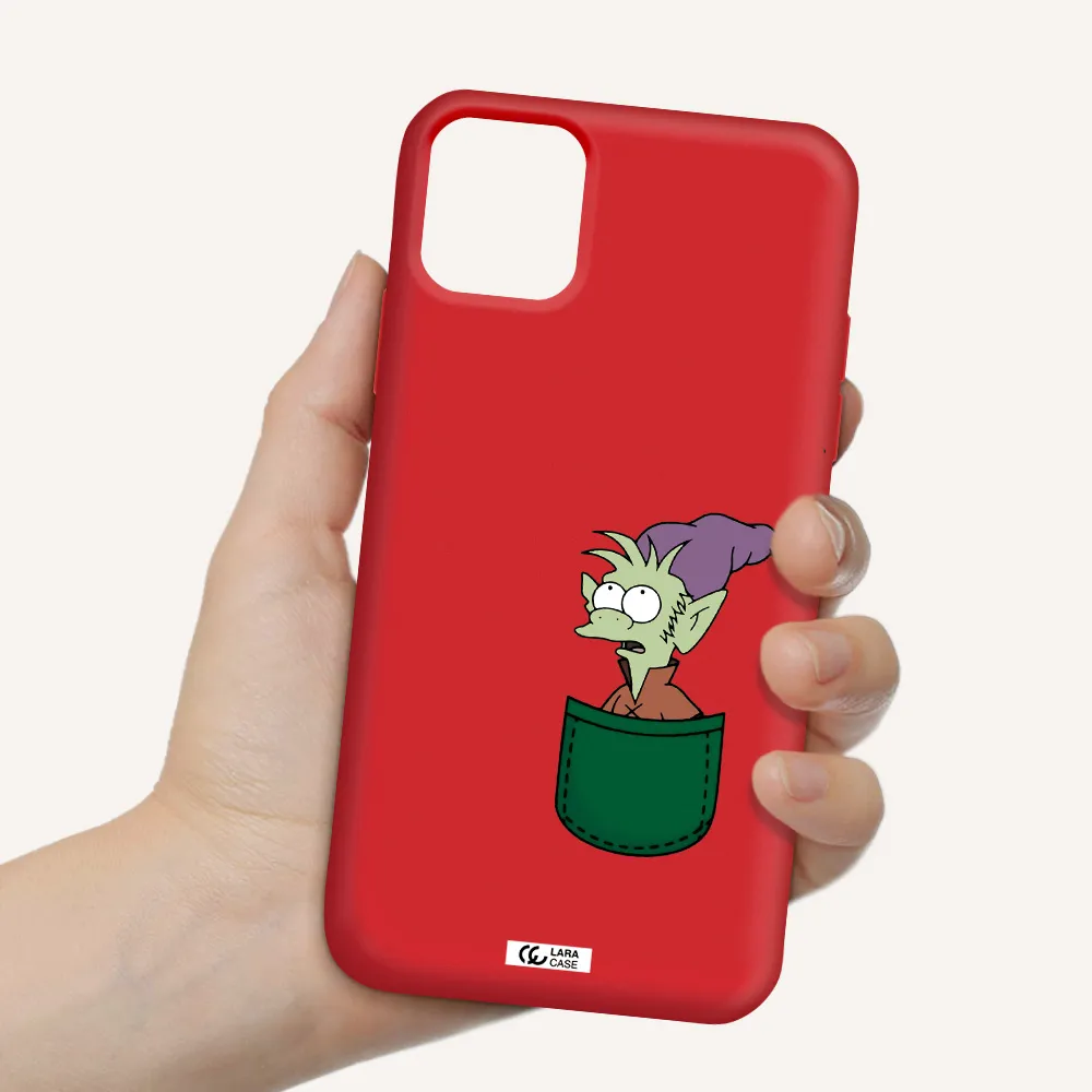 Elfo Apple iPhone 11 Silicone Imperial Red Case