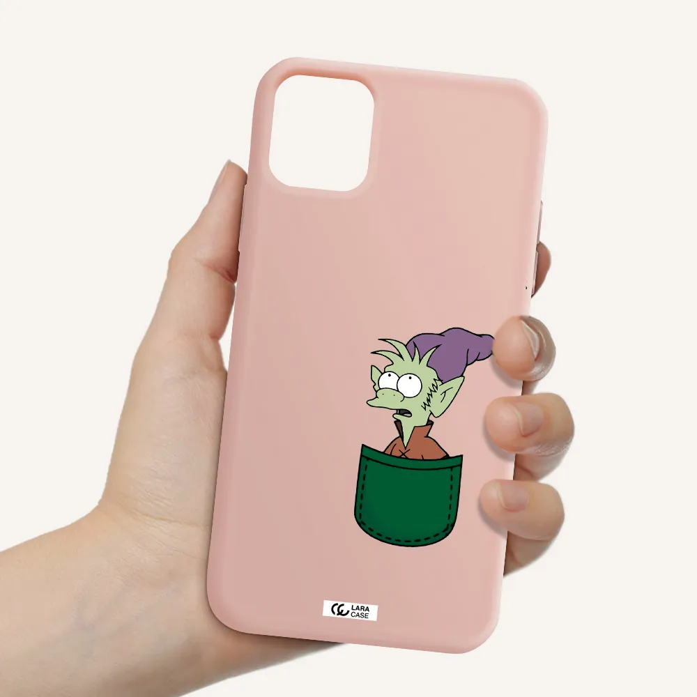 Elfo Apple iPhone 11 Silicone pastel pink Case