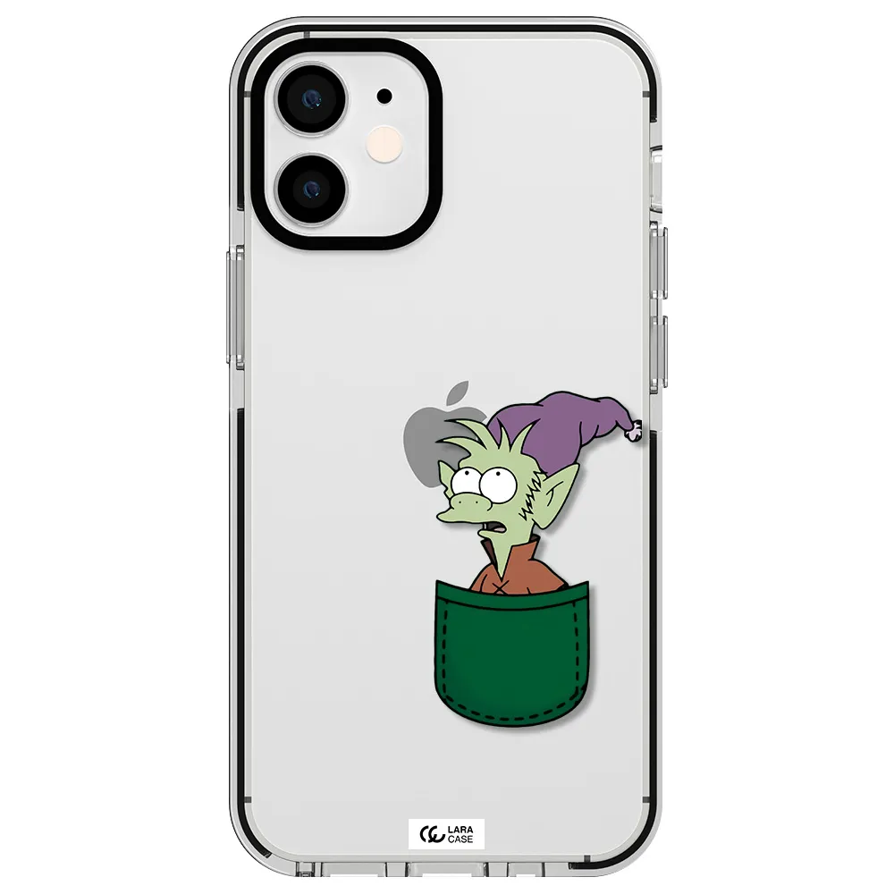 Elfo Apple iPhone 12 mini impact black border Case