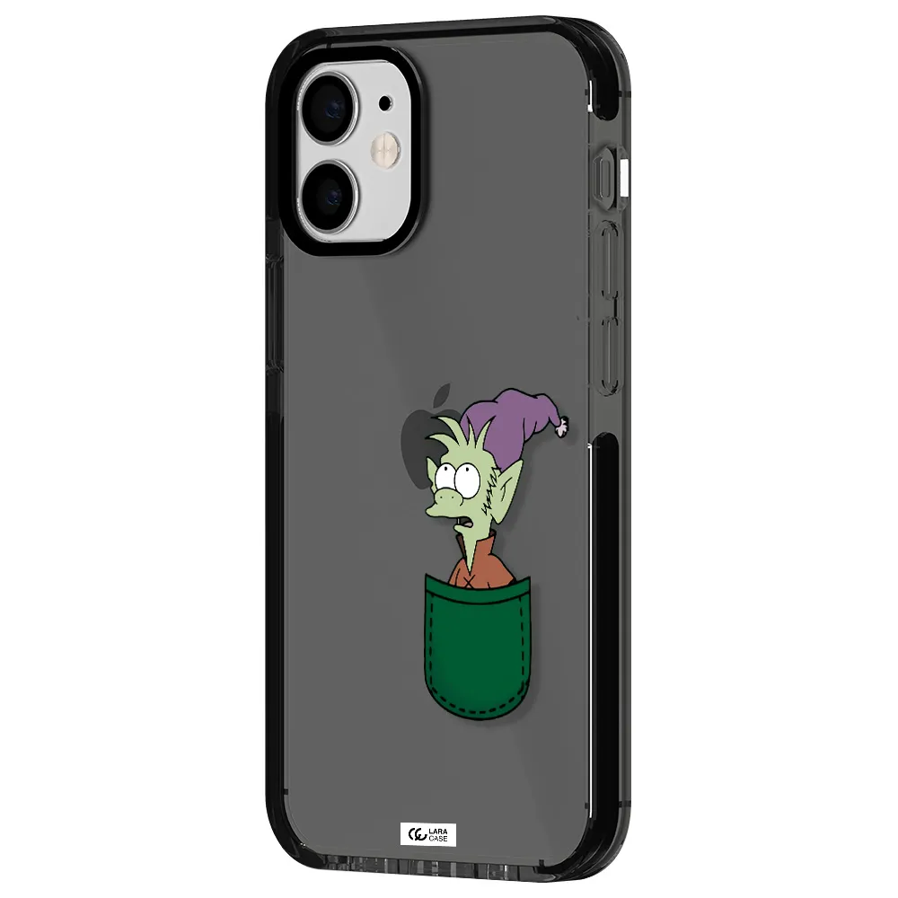 Elfo Apple iPhone 12 mini impact Smoke Black Case