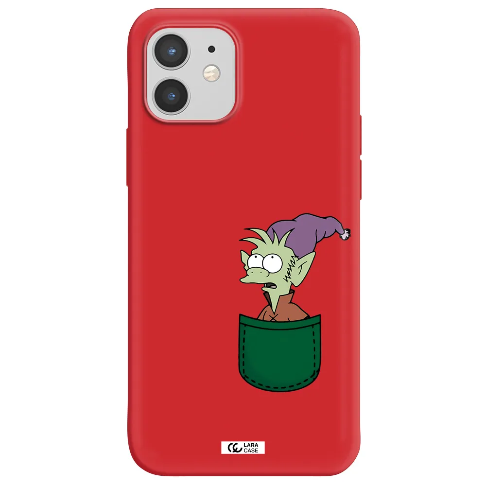 Elfo Apple iPhone 12 mini Silicone Imperial Red Case