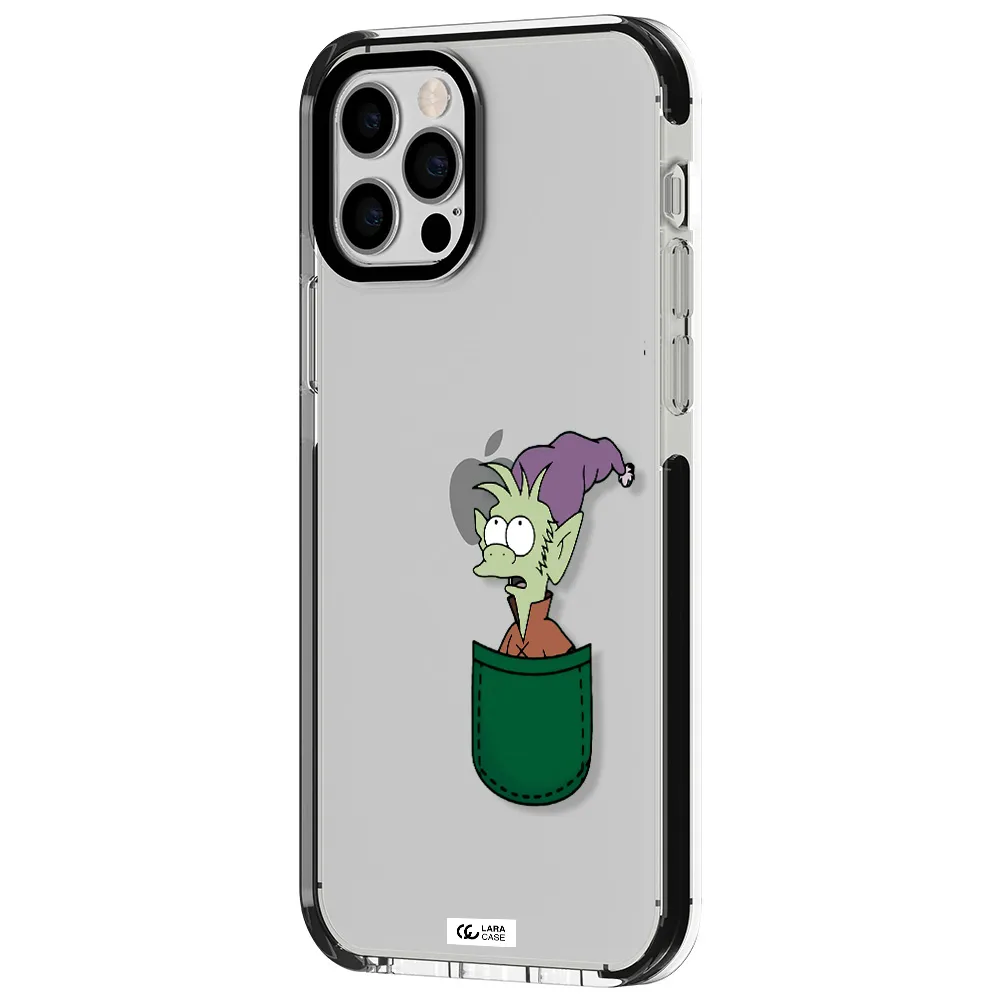 Elfo Apple iPhone 12 pro impact black border Case