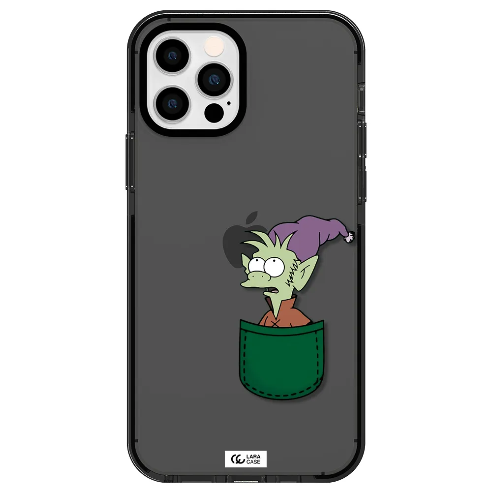 Elfo Apple iPhone 12 pro impact Smoke Black Case