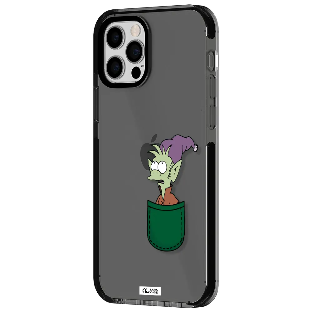 Elfo Apple iPhone 12 pro impact Smoke Black Case