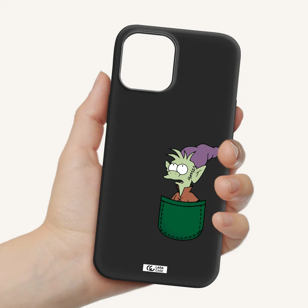 Elfo Apple iPhone 12 pro max Silicone black Case