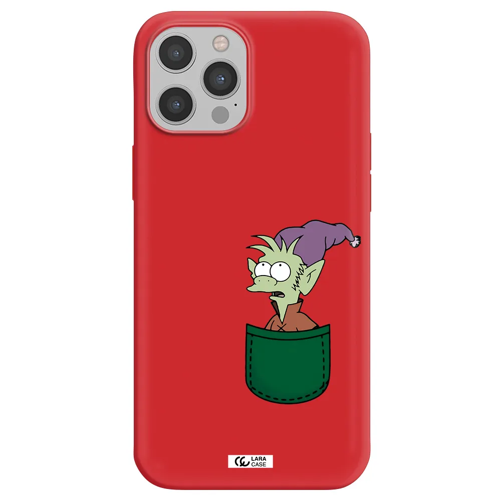 Elfo Apple iPhone 12 pro Silicone Imperial Red Case