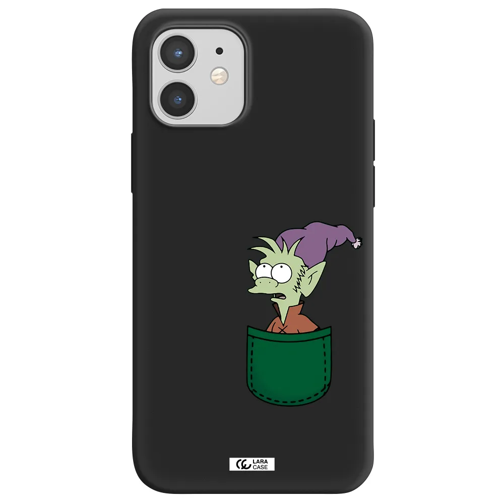 Elfo Apple iPhone 12 Silicone black Case