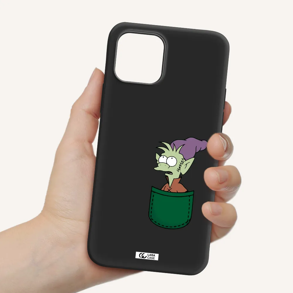 Elfo Apple iPhone 12 Silicone black Case