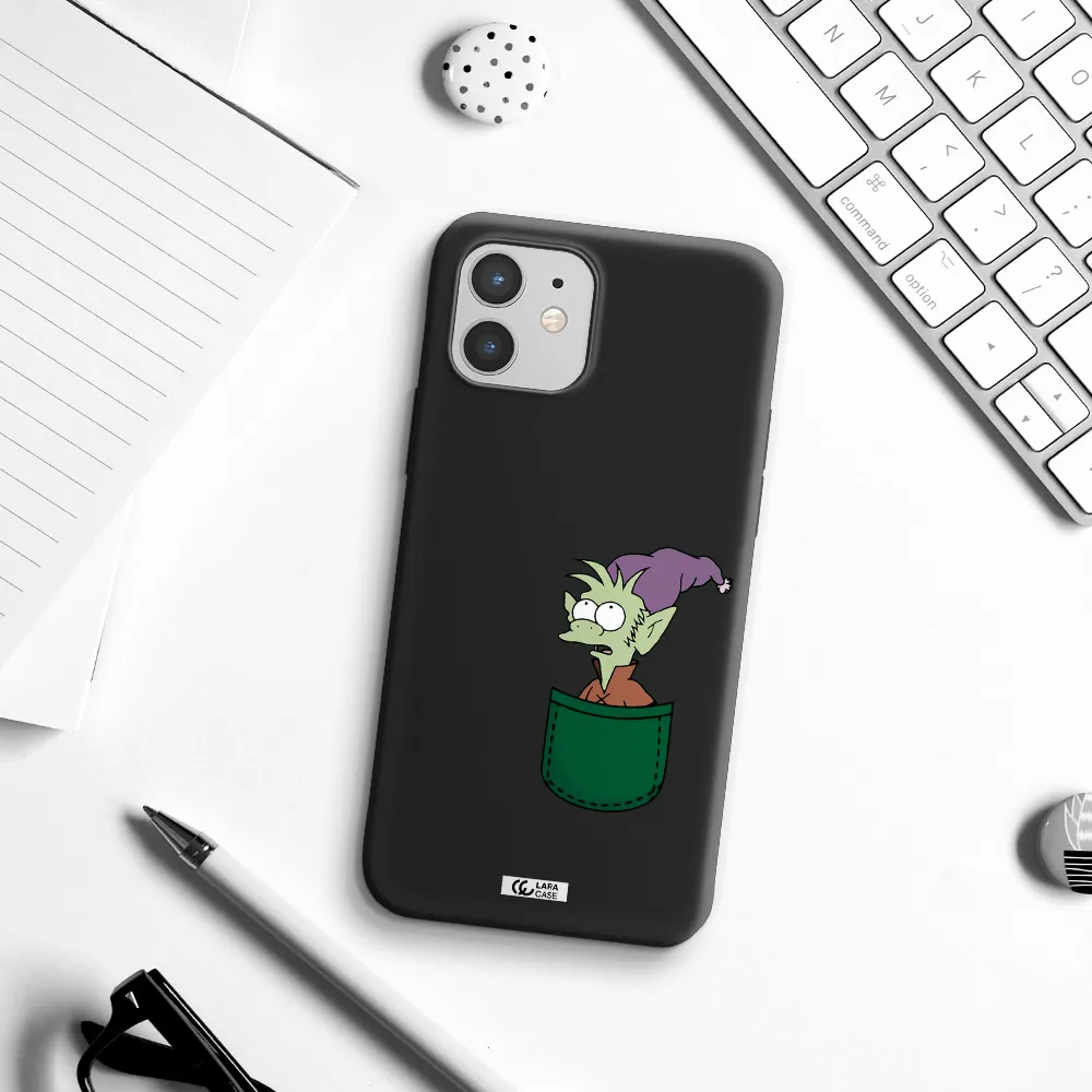 Elfo Apple iPhone 12 Silicone black Case