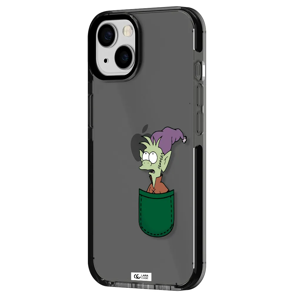 Elfo Apple iPhone 13 impact Smoke Black Case