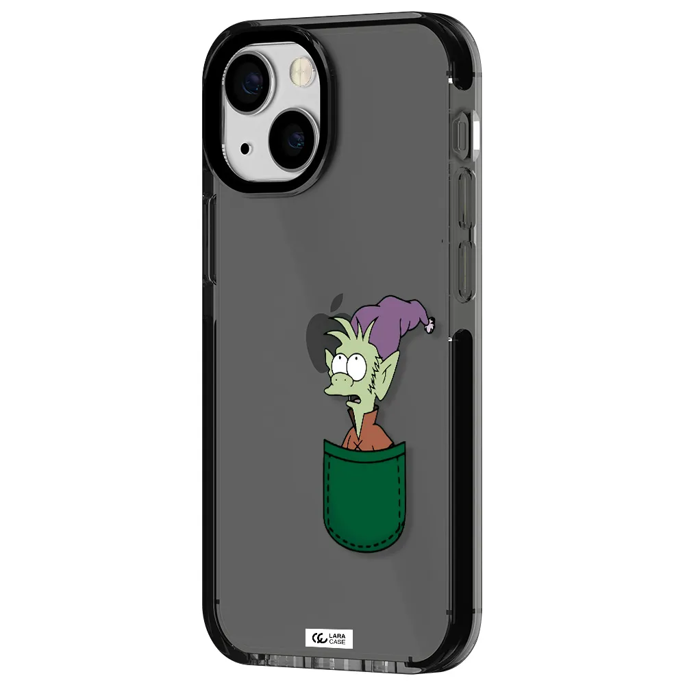 Elfo Apple iPhone 13 mini impact Smoke Black Case