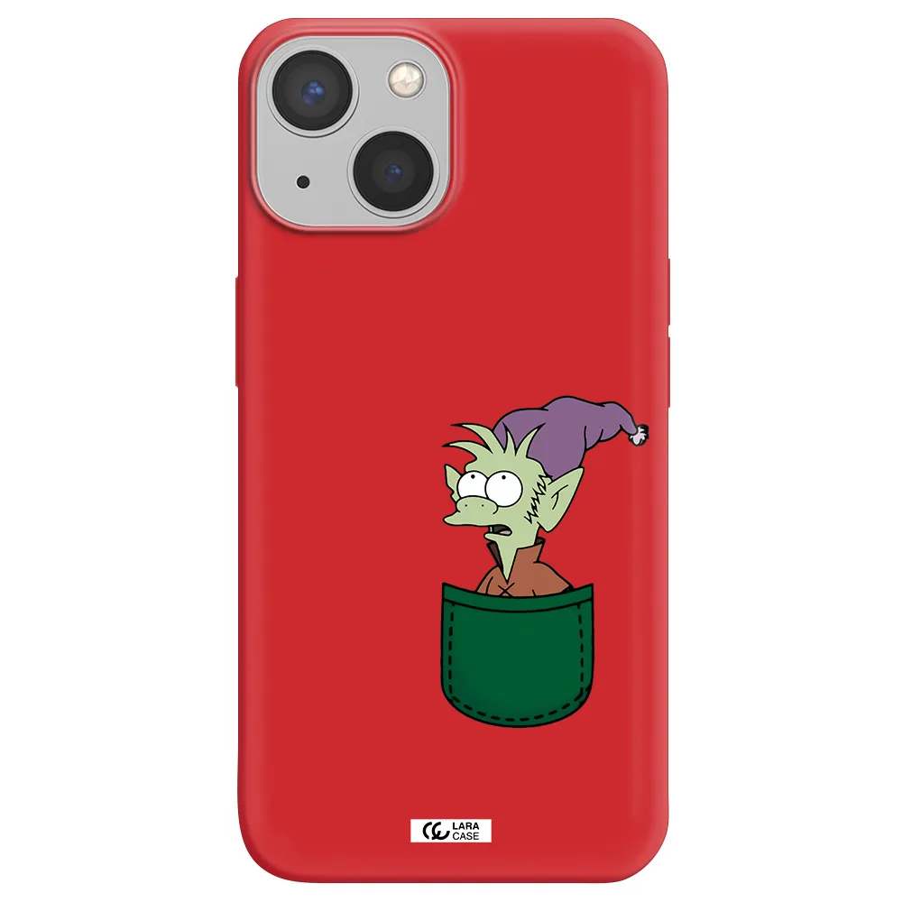 Elfo Apple iPhone 13 mini Silicone Imperial Red Case