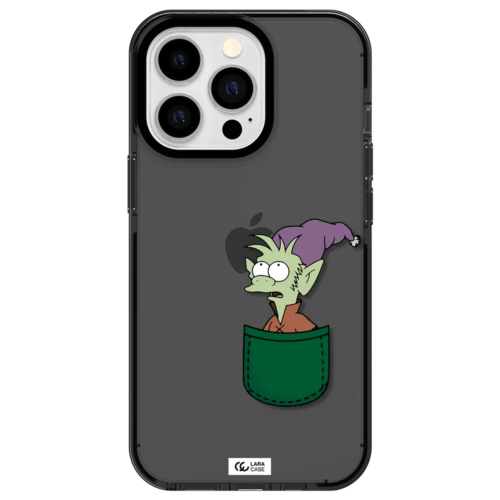 Elfo Apple iPhone 13 Pro impact Smoke Black Case