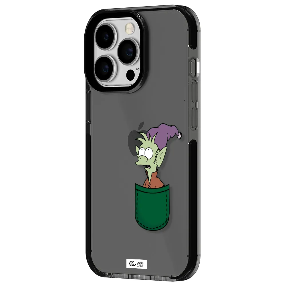 Elfo Apple iPhone 13 Pro impact Smoke Black Case