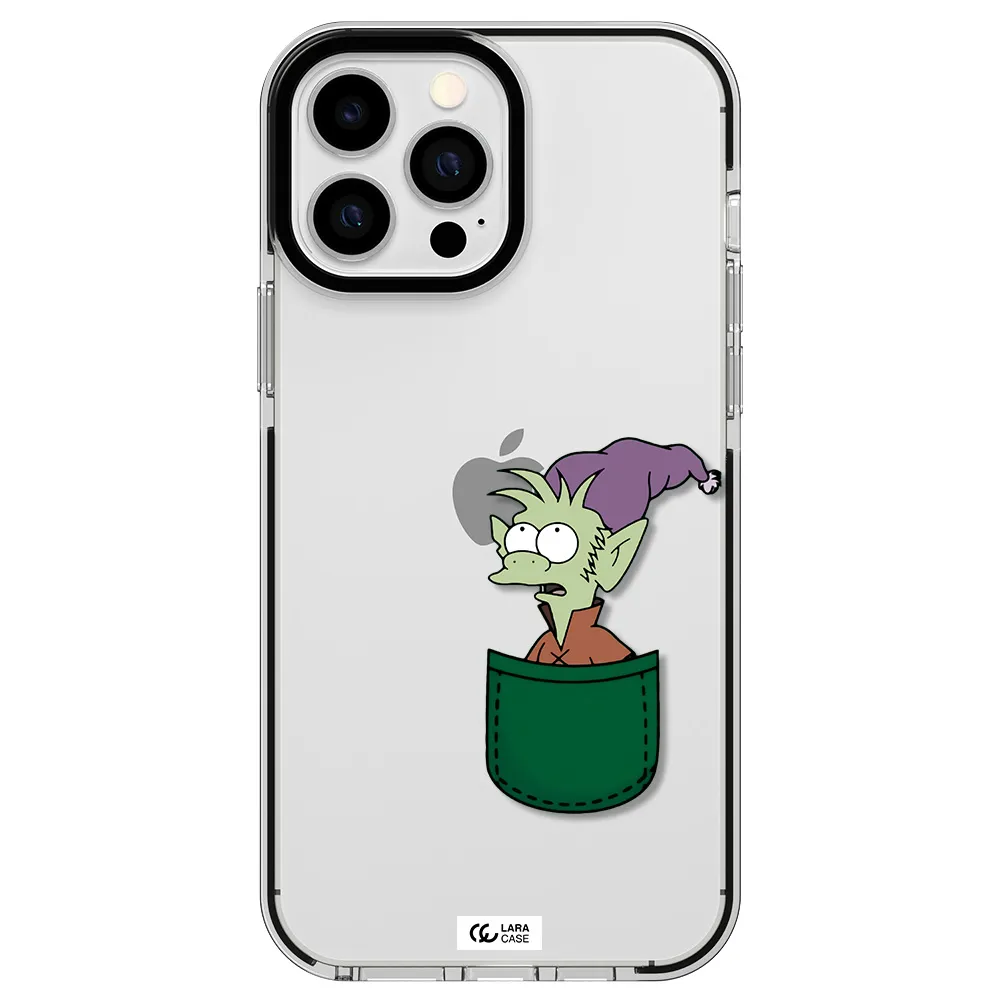 Elfo Apple iPhone 13 Pro Max impact black border Case