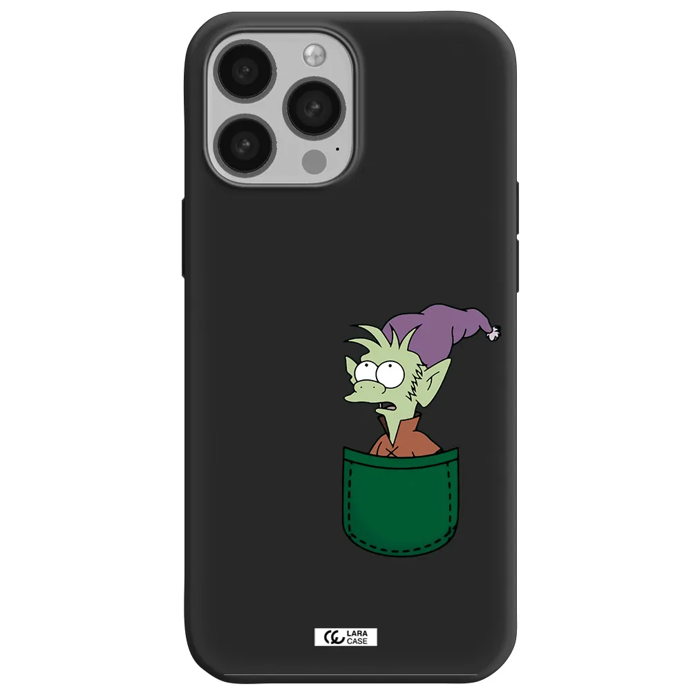 Elfo Apple iPhone 13 Pro Max Silicone black Case