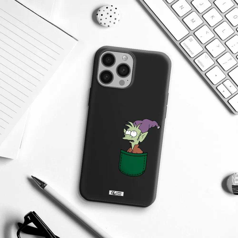 Elfo Apple iPhone 13 Pro Max Silicone black Case