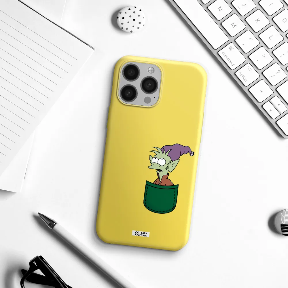 Elfo Apple iPhone 13 Pro Max Silicone canary yellow Case