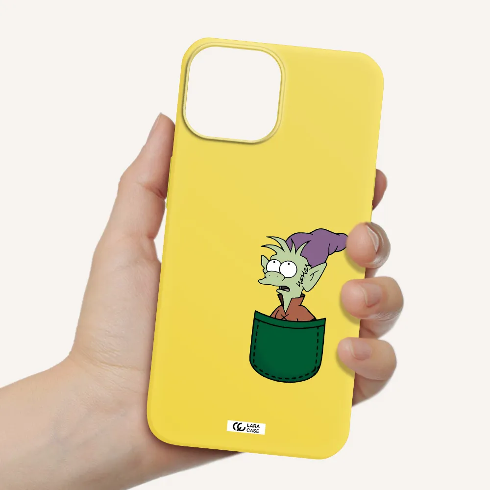 Elfo Apple iPhone 13 Silicone canary yellow Case