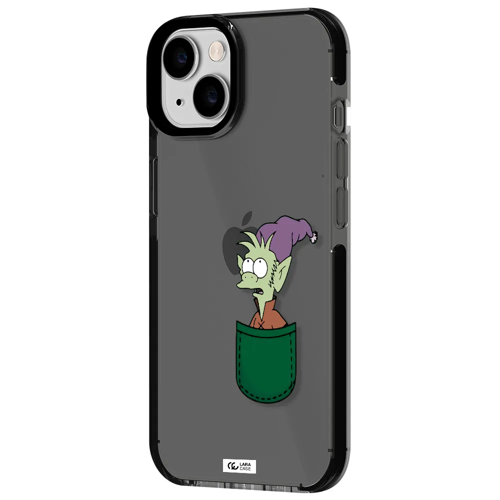 Elfo Apple iPhone 14 impact Smoke Black Case