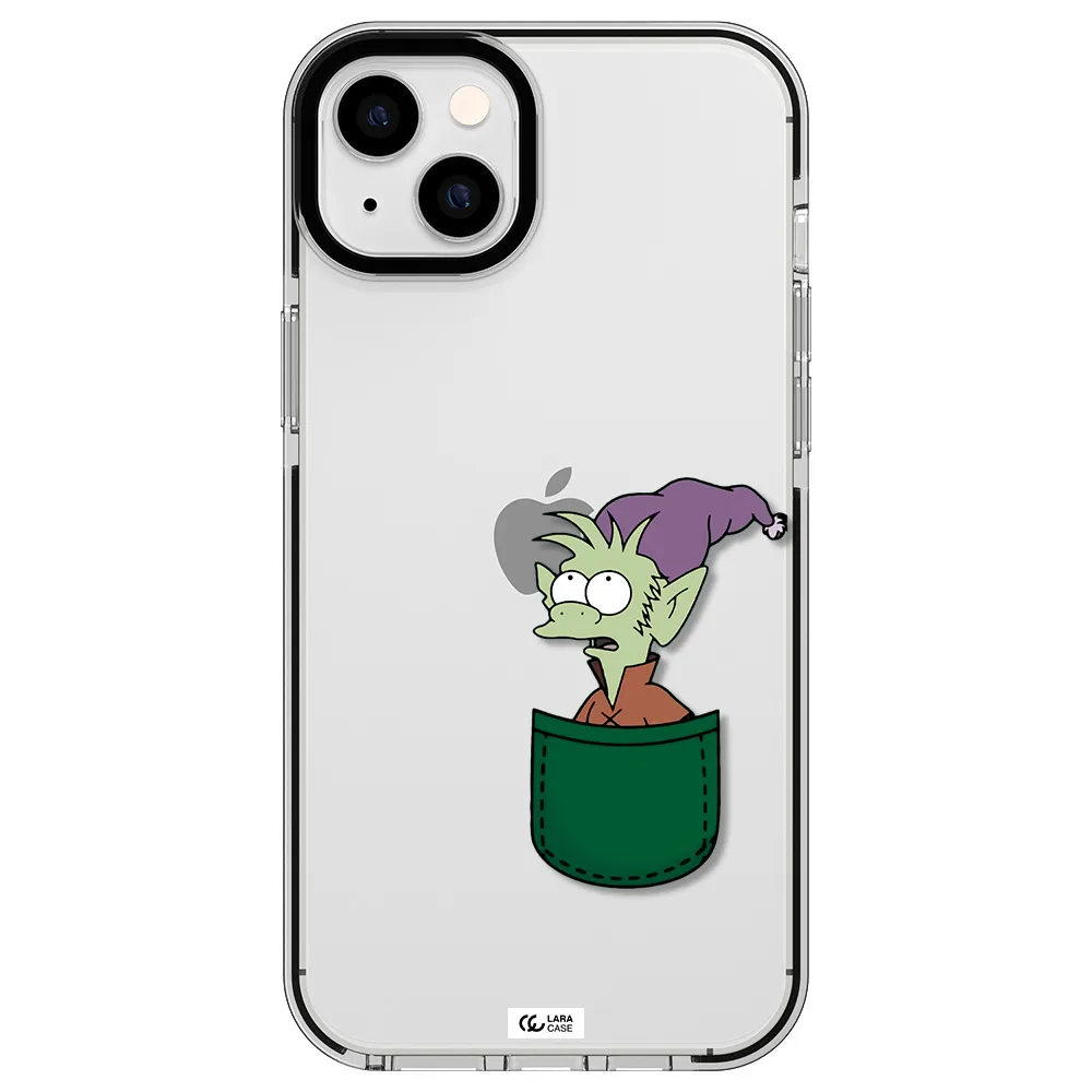 Elfo Apple iPhone 14 plus impact black border Case