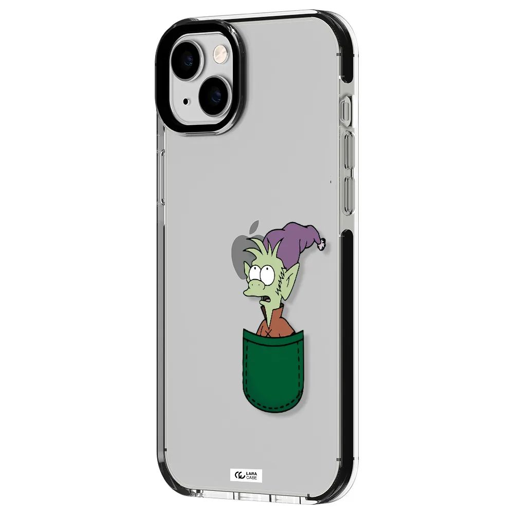 Elfo Apple iPhone 14 plus impact black border Case