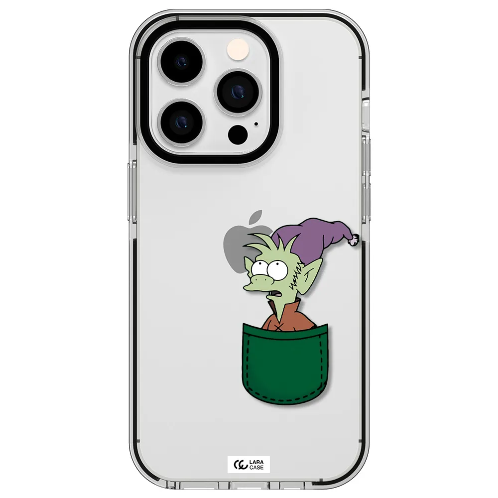 Elfo Apple iPhone 14 pro impact black border Case