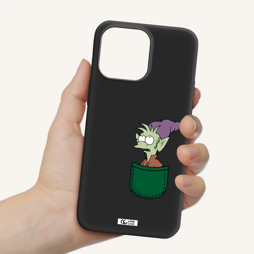 Elfo Apple iPhone 14 pro Silicone black Case