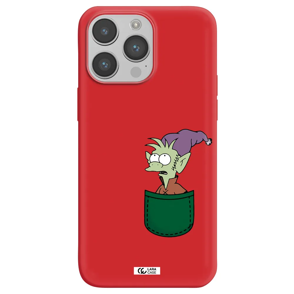 Elfo Apple iPhone 14 pro Silicone Imperial Red Case