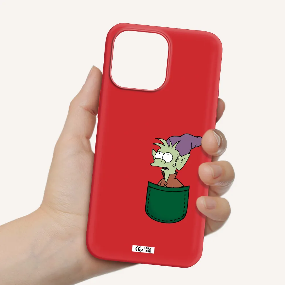 Elfo Apple iPhone 14 pro Silicone Imperial Red Case