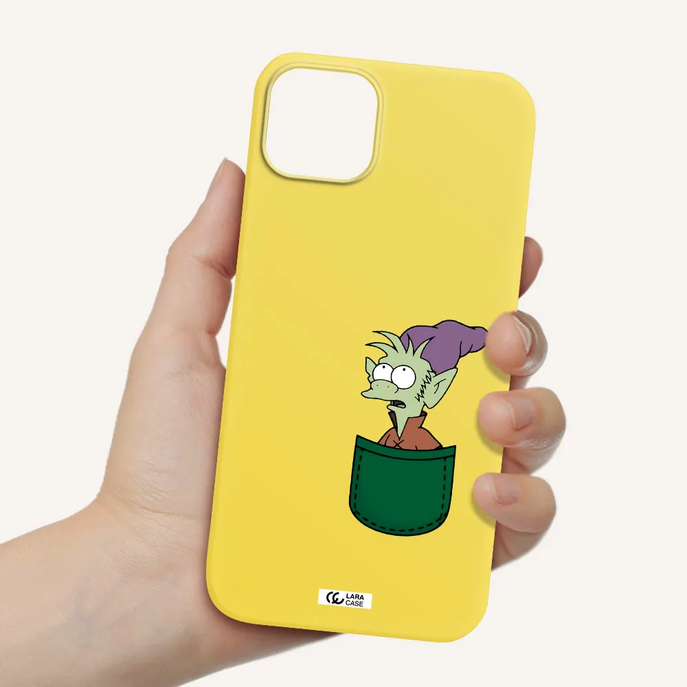 Elfo Apple iPhone 14 Silicone canary yellow Case