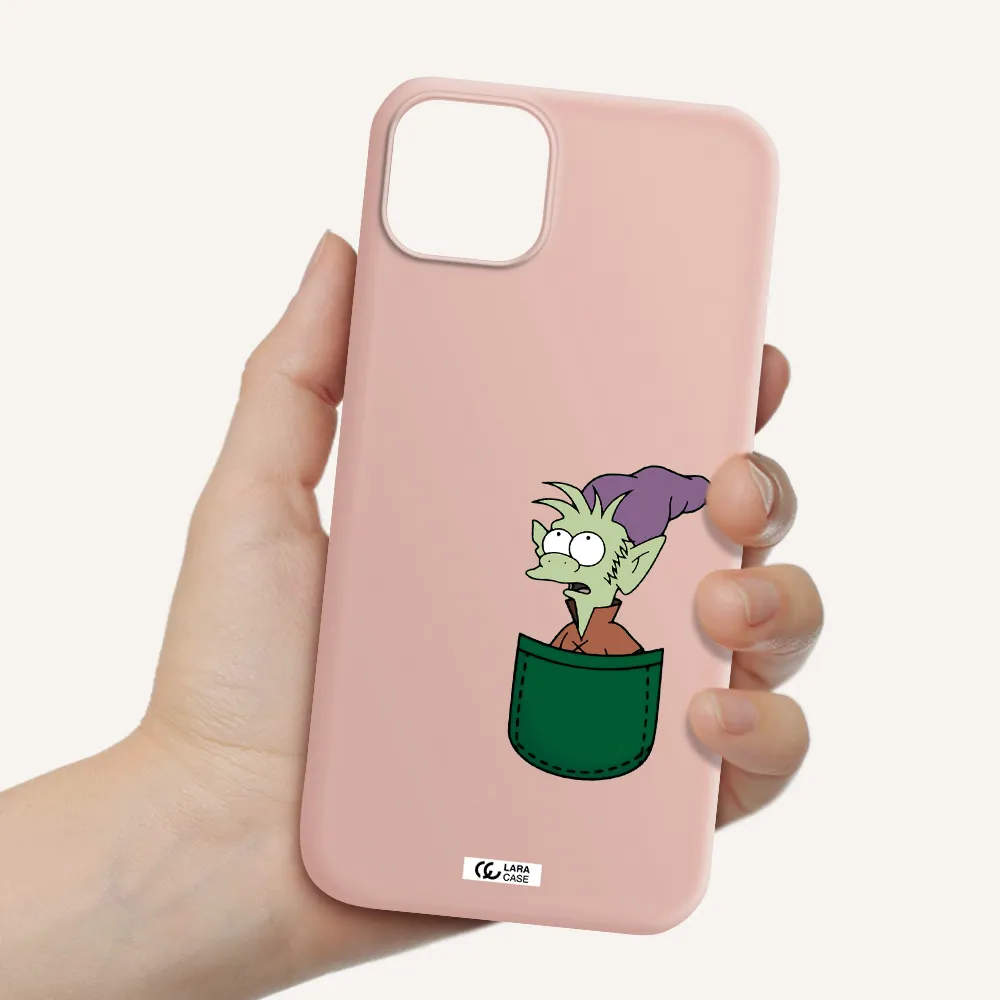 Elfo Apple iPhone 14 Silicone pastel pink Case