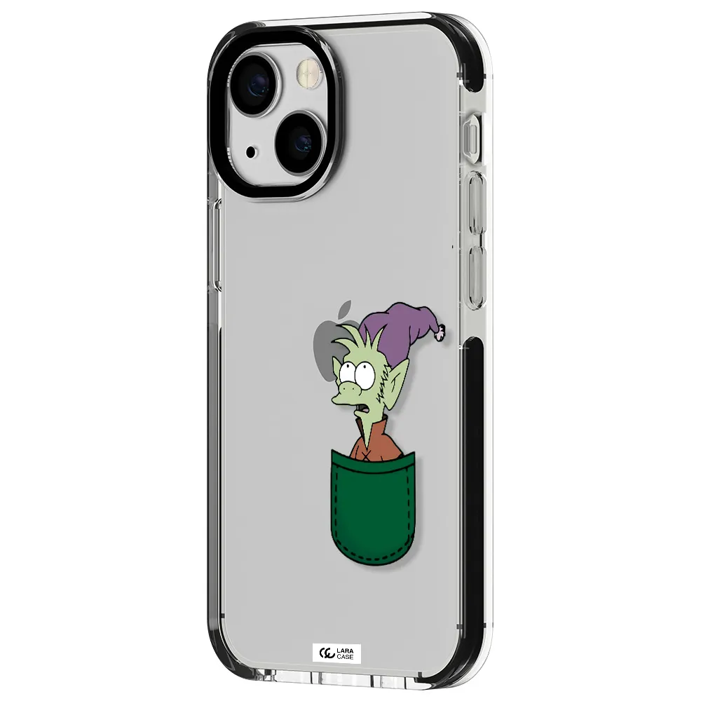 Elfo Apple iPhone 15 impact black border Case