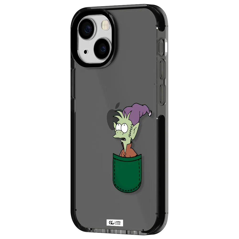 Elfo Apple iPhone 15 impact Smoke Black Case