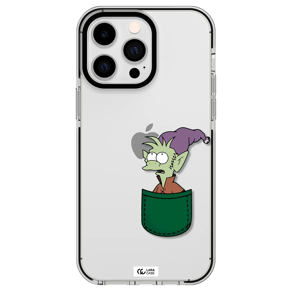 Elfo Apple iPhone 15 Pro impact black border Case