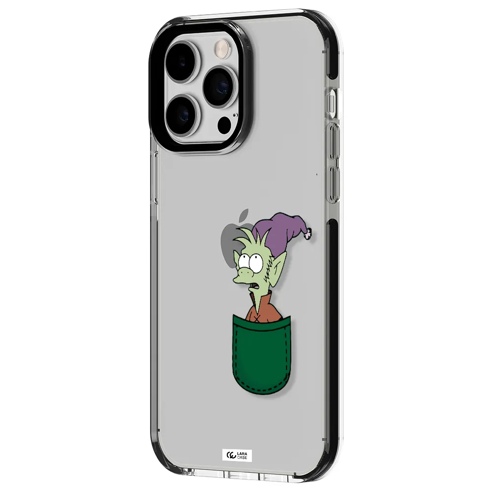 Elfo Apple iPhone 15 Pro impact black border Case