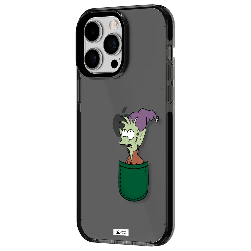 Elfo Apple iPhone 15 Pro impact Smoke Black Case