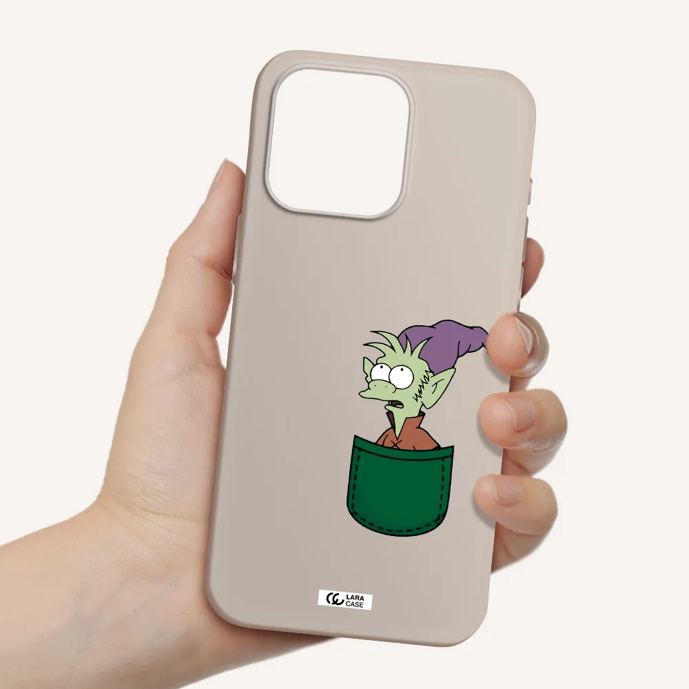 Elfo Apple Iphone 15 Pro max Silicone Stone Case